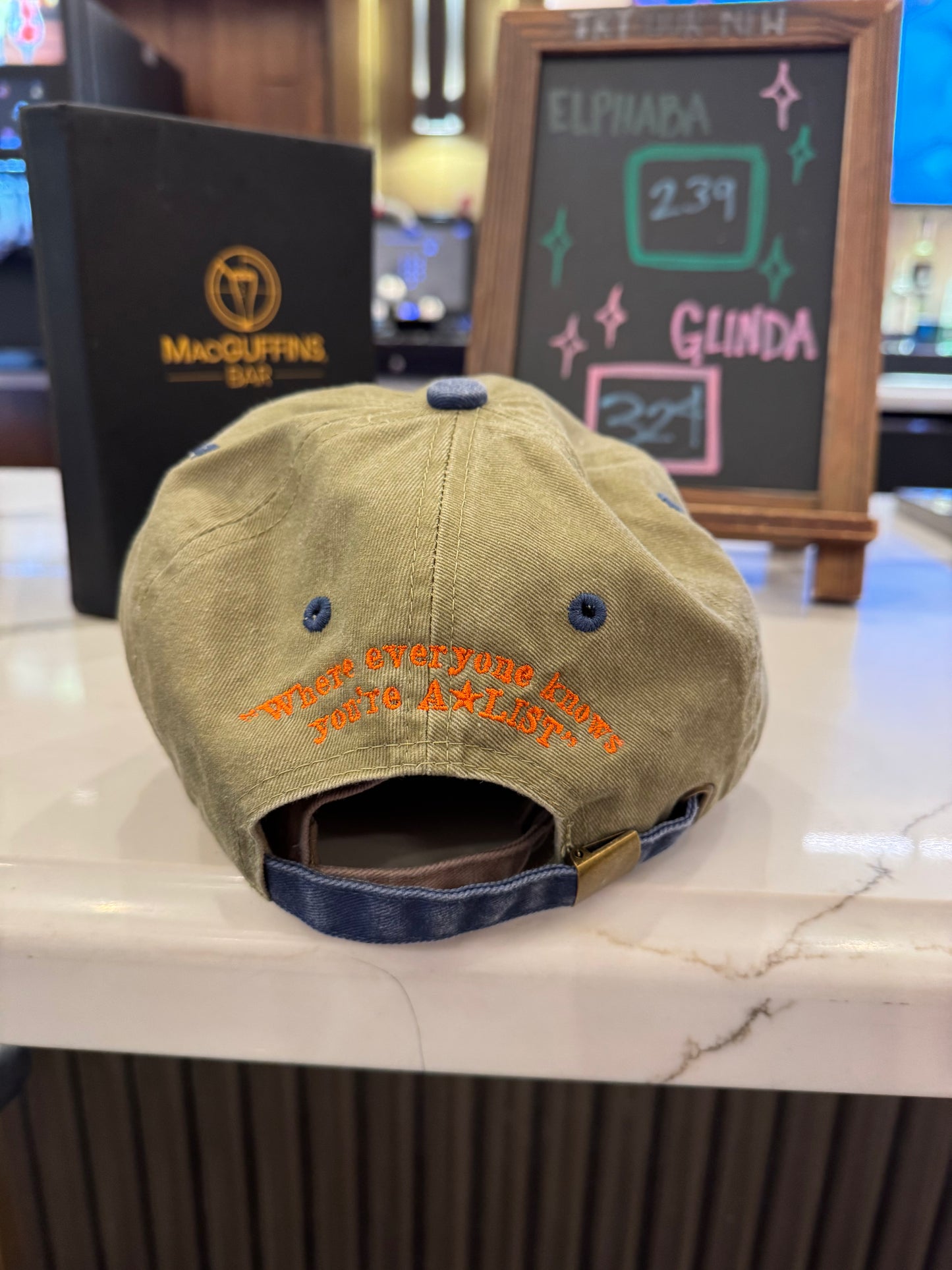 Movie Theater Bar Parody Hat